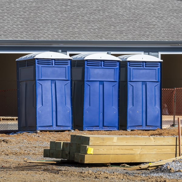 what is the cost difference between standard and deluxe porta potty rentals in Lidderdale IA